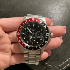 Silver Club room water resistant watch